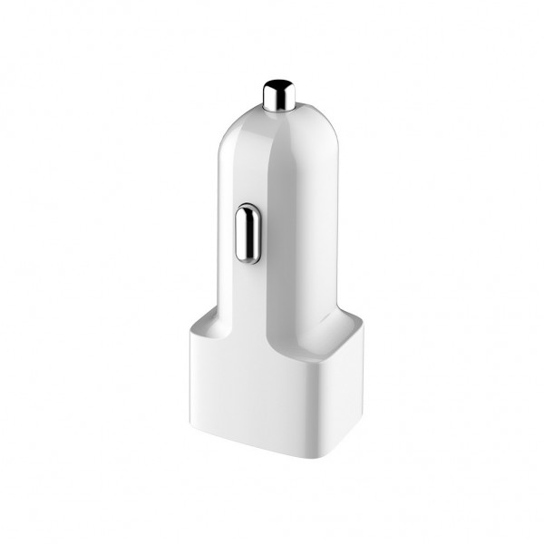 Зарядний пристрій ColorWay 2USB AUTO ID 2.4A (12W) white (CW-CHA009-WT)