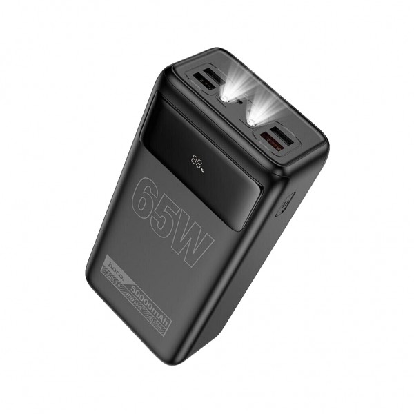 Батарея універсальна HOCO 50000mAh Apollo PD/65W QC/3.0 Black (DB81A / 714725)