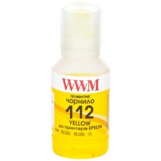 Чорнило WWM Epson L11160/6490 №112 140г Yellow pigmented (E112YP)