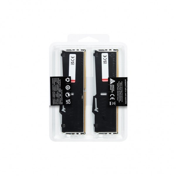 Модуль пам'яті для комп'ютера DDR5 128GB (2x64GB) 5600 MHz Beast RGB Kingston Fury (ex.HyperX) (KF556C36BBEAK2-128)