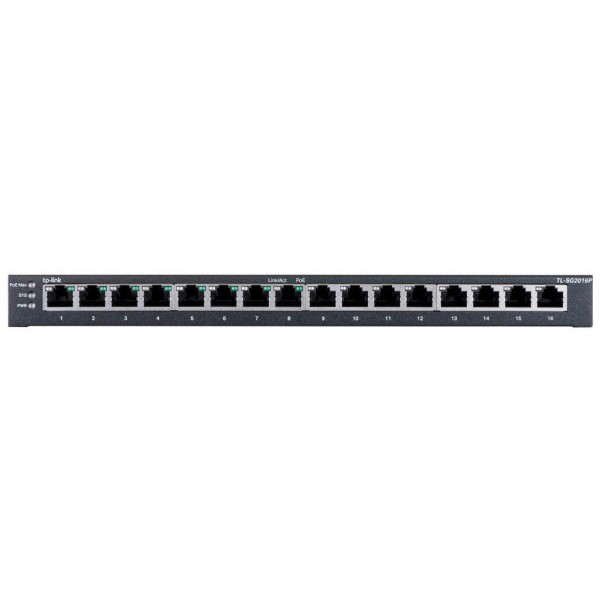 Комутатор мережевий TP-Link TL-SG2016P