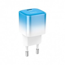 Зарядний пристрій HOCO C101A USB-C PD20W Ice Blue (6931474769374)