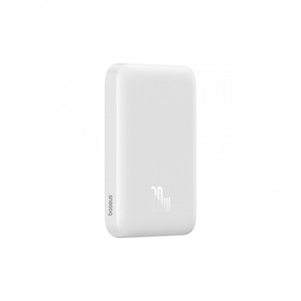 Батарея універсальна Baseus Magnetic Wireless Mini Air 6000mAh 20W PD, QC, Qi-15W, White (6932172641429)