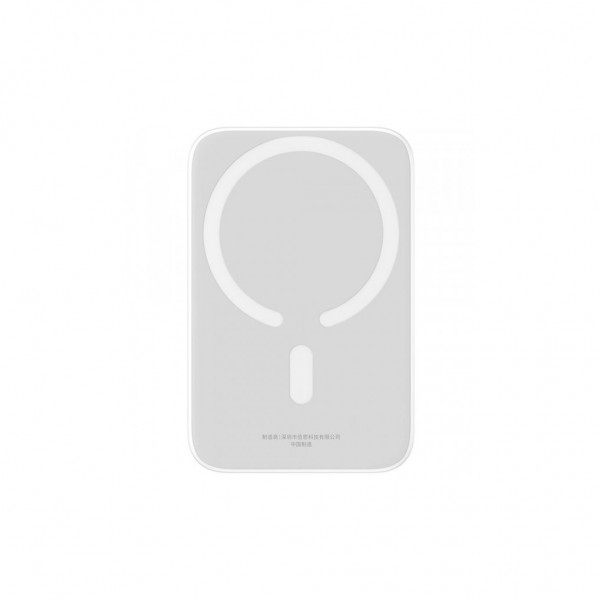Батарея універсальна Baseus Magnetic Wireless Mini Air 6000mAh 20W PD, QC, Qi-15W, White (6932172641429)