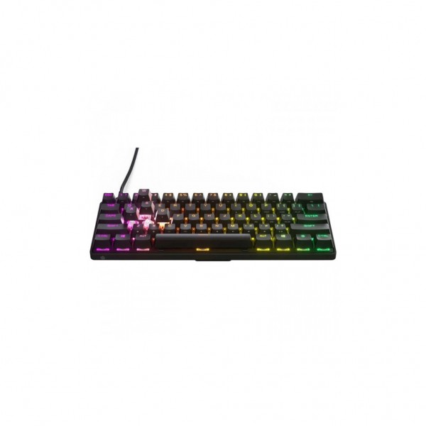 Клавіатура SteelSeries Apex Pro Mini Gen 3 HyperMagnetic OmniPoint 3.0 OLED USB UA Black (64913)