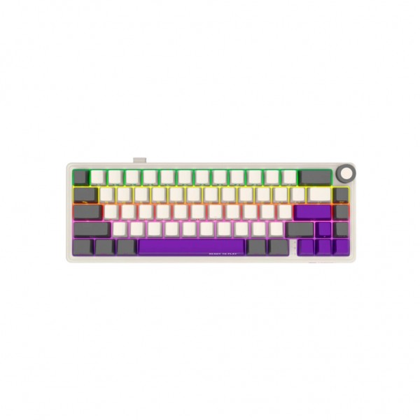 Клавіатура Lorgar KBP70MW Pro RGB Wireless/Bluetooth/USB UA Beige (LRG-KBP70MW-RT-US)
