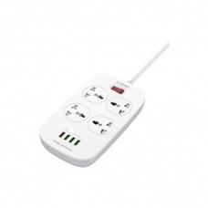 Мережевий фільтр живлення LDNIO SC4407Q 4роз. 4USB 2м (SC4407Q)
