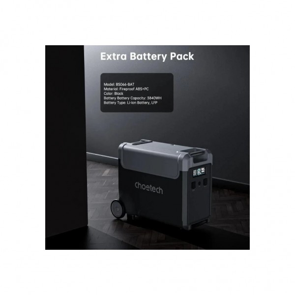 Зарядна станція Choetech 3600W 3848Wh (BS066-BQB)