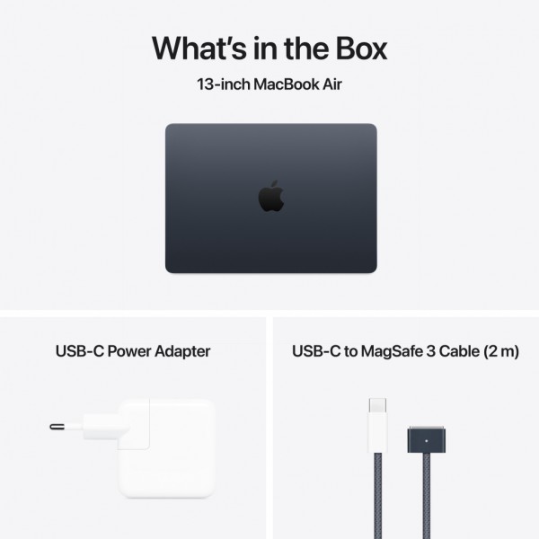Ноутбук Apple MacBook Air 13 M4 A3240 Midnight (MW133UA/A)