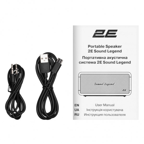 Акустична система 2E SoundLegend PowerBank IPX6 RGB Brown (2E-BSSLWBN)