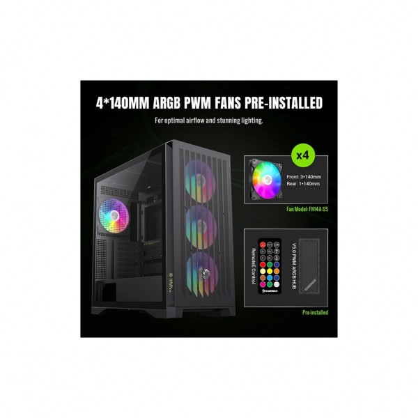 Корпус для ПК Gamemax LEADER 2 BK