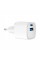 Зарядний пристрій Gembird 1xUSB-C PD20W + 1xUSB QC3.0 white (TA-UC-PDQC20-W-01)
