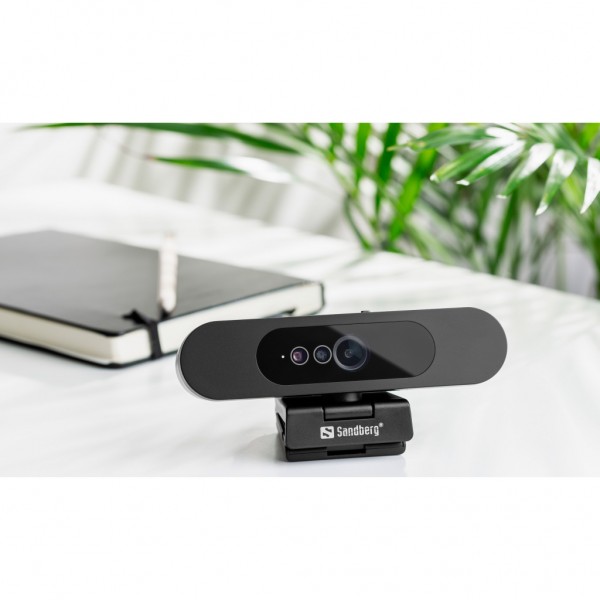 Веб-камера Sandberg Face-ID 2 HD 1080p Windows Hello USB-C/USB2.0 Black (134-40)
