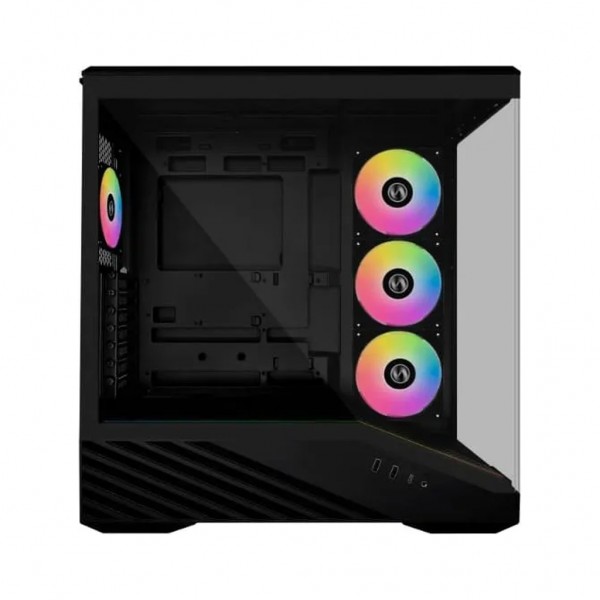 Корпус для ПК Lian Li V100R case with pre-installed four 120mm RGB PWM fan, Black (G99.V100RX.01)