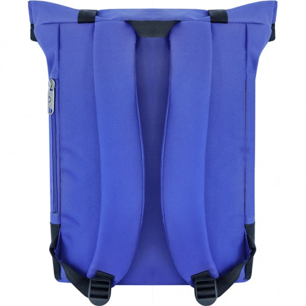 Рюкзак для ноутбука Bagland 15" Holder 25L, roll top, 0051666, blue/black (1065919121)