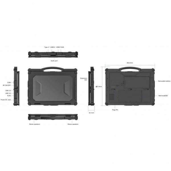 Ноутбук AGN x14A (AGN_x14A_i5_12Th_16_512)