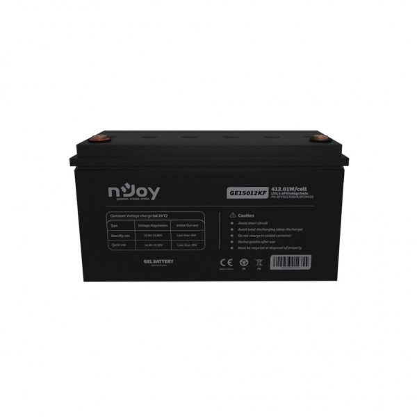 Батарея до ДБЖ nJoy 12V 150Ah (BTVGCLTODHLKFCN01B) GEL (GE15012KF)