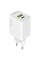 Зарядний пристрій ColorWay C101E GaN Mini 45W PD PPS USB-C + USB-A QC4.0 white (CW-CHS060PD-WT)