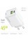 Зарядний пристрій ColorWay C101E GaN Mini 45W PD PPS USB-C + USB-A QC4.0 white (CW-CHS060PD-WT)