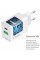 Зарядний пристрій ColorWay C101E GaN Mini 45W PD PPS USB-C + USB-A QC4.0 white (CW-CHS060PD-WT)