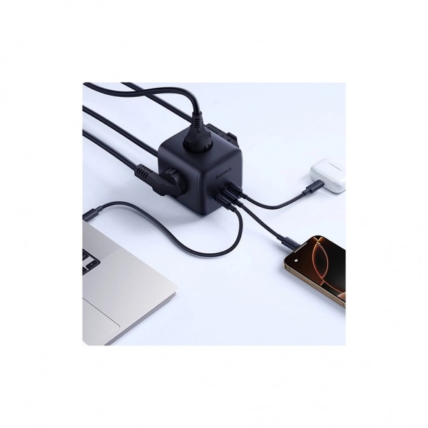 Мережевий фільтр живлення Baseus EnerFill FA11 Cube Power Strip (E00082100123-00)