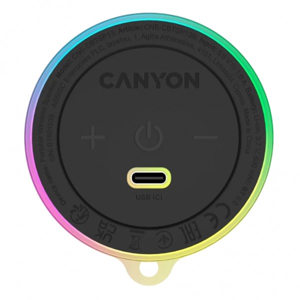 Акустична система Canyon OnMove 13 Black (CNE-CBTSP13B)