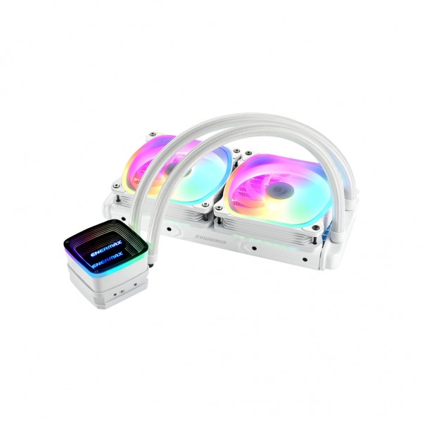 Система рідинного охолодження Enermax Aquafusion ADV 240 White ARGB (ELC-AQFA240-SQA-W)