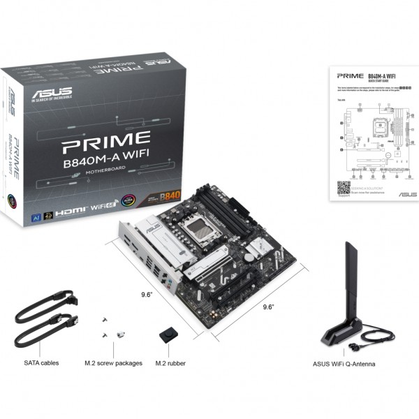 Материнська плата ASUS PRIME B840M-A WIFI