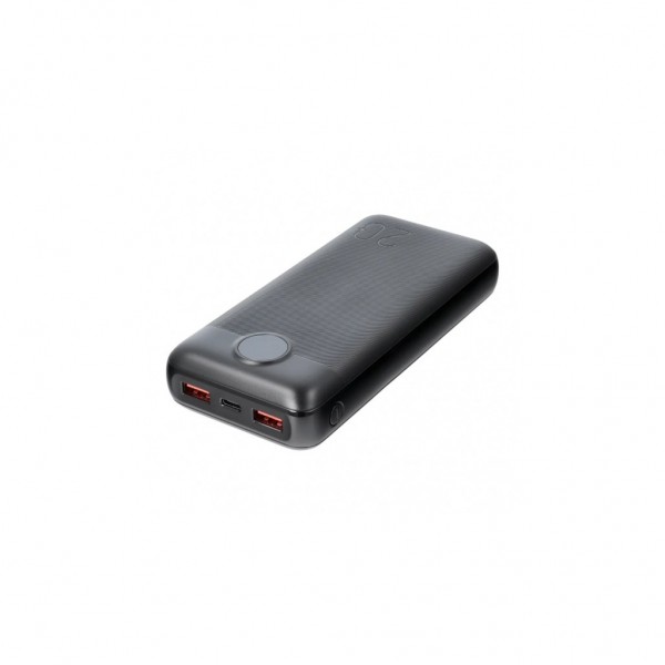Батарея універсальна VEGER 20000mAh L20S 20W PD QC LCD black (6970453555362)