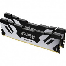 Модуль пам'яті для комп'ютера DDR5 48GB (2x24GB) 8000 MHz Renegade Black/Silver Kingston Fury (ex.HyperX) (KF580C38RSK2-48)