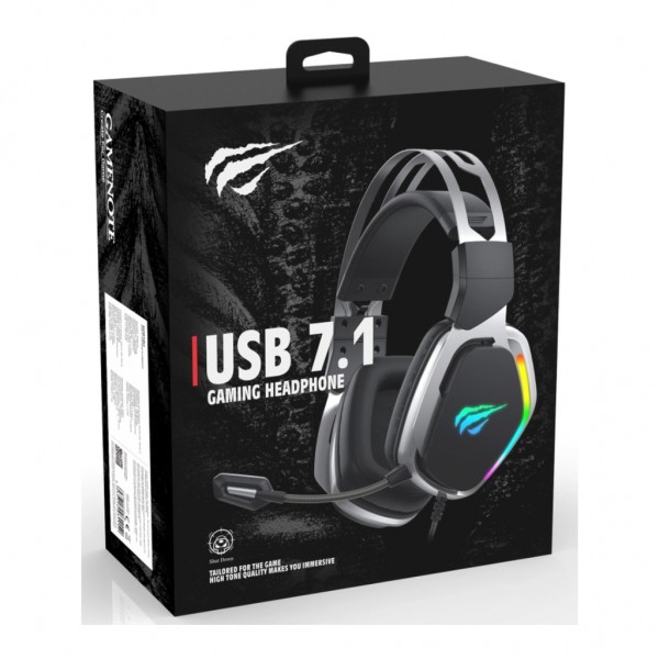 Навушники Havit HV-H2018U Plug USB 7.1 Black (6939119031152)
