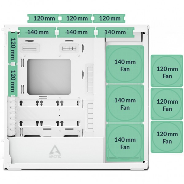 Корпус для ПК Arctic XTENDERVG W (ACPCC00017A)