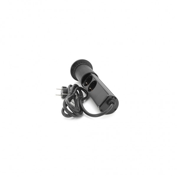 Мережевий фільтр живлення Voltronic 3 Роз, 2USB, 16А, 250V, 2м, Black (D06-FU03)