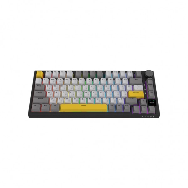 Клавіатура Ajazz AK820 Pro Flying Fish Switch Black RGB USB/Wireless/Bluetooth UA Black (AK820PRO-FF-BGY)