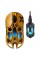 Мишка GravaStar Mercury X Pro 8K RGB Wireless/Bluetooth/USB Battle-Worn Yellow (GS_X_PRO_YLW)
