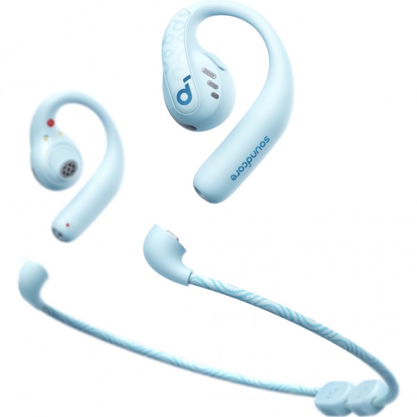 Навушники Anker SoundCore AeroFit Pro Blue (A3871G61)