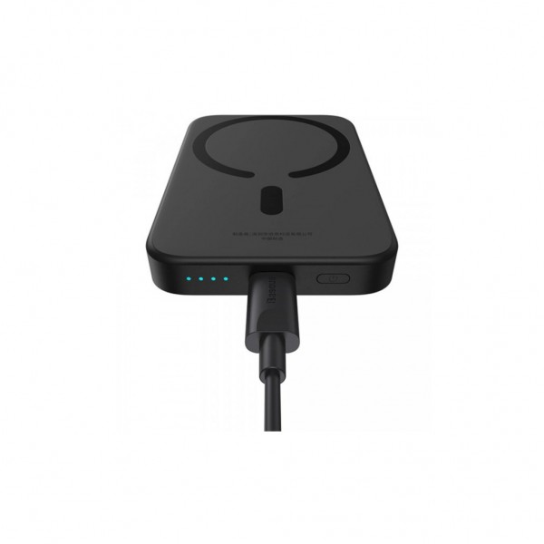 Батарея універсальна Baseus Magnetic Wireless Mini Air 6000mAh 20W PD, QC, Qi-15W, Black (P10059002113-00)
