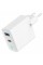 Зарядний пристрій Gembird 1xUSB-C PD30W + 1xUSB QC3.0 LED white (TA-UC-PDQC30L-W-01)