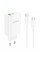 Зарядний пристрій BOROFONE BN10 Sunlight 1xUSB-C PD65W + 1xUSB-A + cable USB-C to USB-C White (6974443388206)