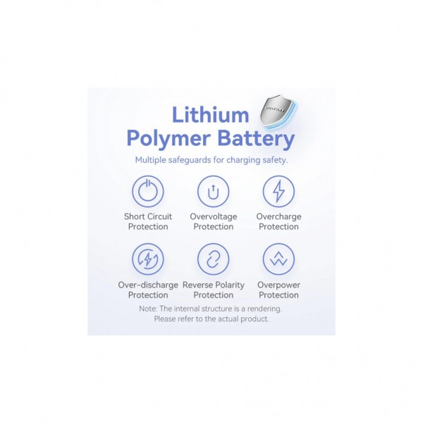 Батарея універсальна Vention 5000mAh 20W PD, USB-C In/Out, Lightning In/Out, with cable, Gradient Red (FHWR0)