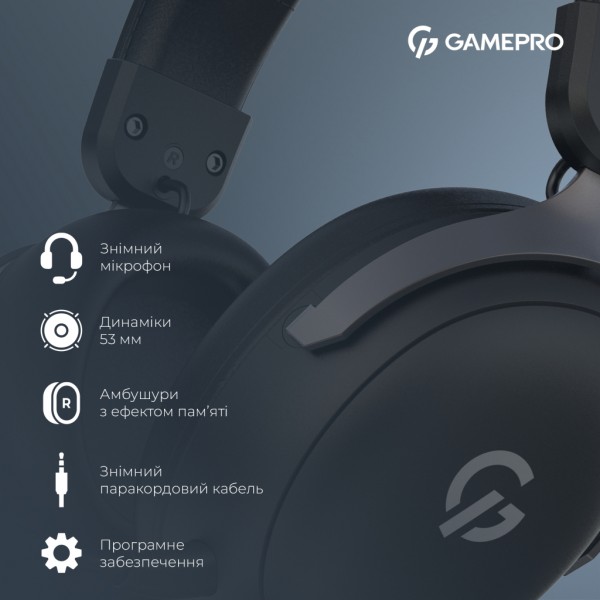 Навушники GamePro Asgard Freya Black (HS145B)