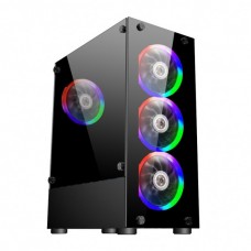 Корпус для ПК 1stPlayer V2-A-BK-4F1
