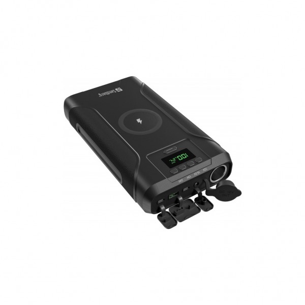 Батарея універсальна Sandberg 76800mAh Survivor 7in1 DC/91W, PD/100W, Cigar Lighter/120W, QI-15W, power-through (421-15)