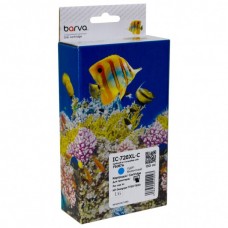 Картридж Barva HP 728 (F9K17A) верс.U1-U10, 300 мл, cyan (IC-728XL-C)