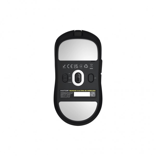 Мишка Hator Quasar 3 Ultima 8K Wireless/Bluetooth/USB Black (HTM762)
