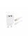 Зарядний пристрій XO L75 2USB/2.4A + MicroUSB White (XO-L75-M)