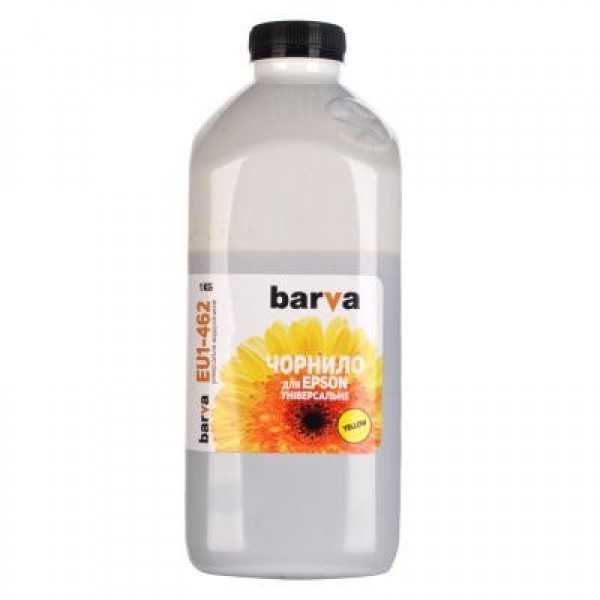 Чорнило Barva Epson universal 1, water-soluble, 1 кг YELLOW (EU1-462)