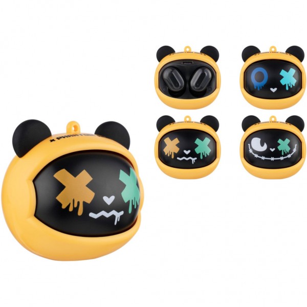 Навушники XoKo G05-face changing TWS Yellow-Black (G05-YEBK)