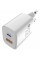 Зарядний пристрій Sigma 1xUSB-C PD33W + 1xUSB QC3.0 GaN X-power PS33-01 white (4827798527719)