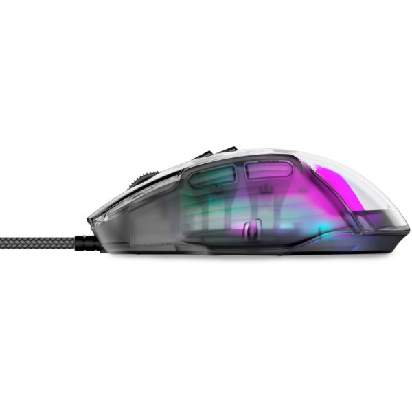 Мишка Havit HV-MS1011SE USB Transparent Black (6950676270280)